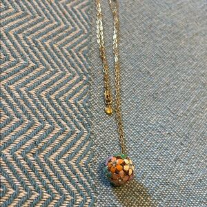 J. Crew Multicolored Pendant Necklace